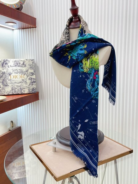 Streetwear Scarf Dior 328755 SIZE:110:110cm