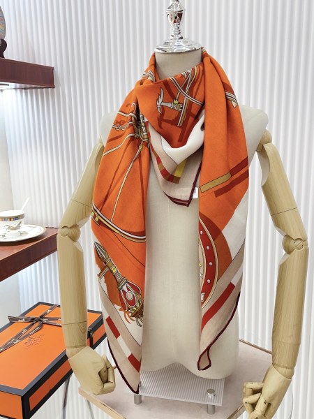 Streetwear Scarf Hermes  328800  SIZE:140cm*140cm