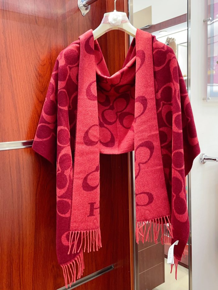 Streetwear Scarf COACH 328769 SIZE:195×53cm
