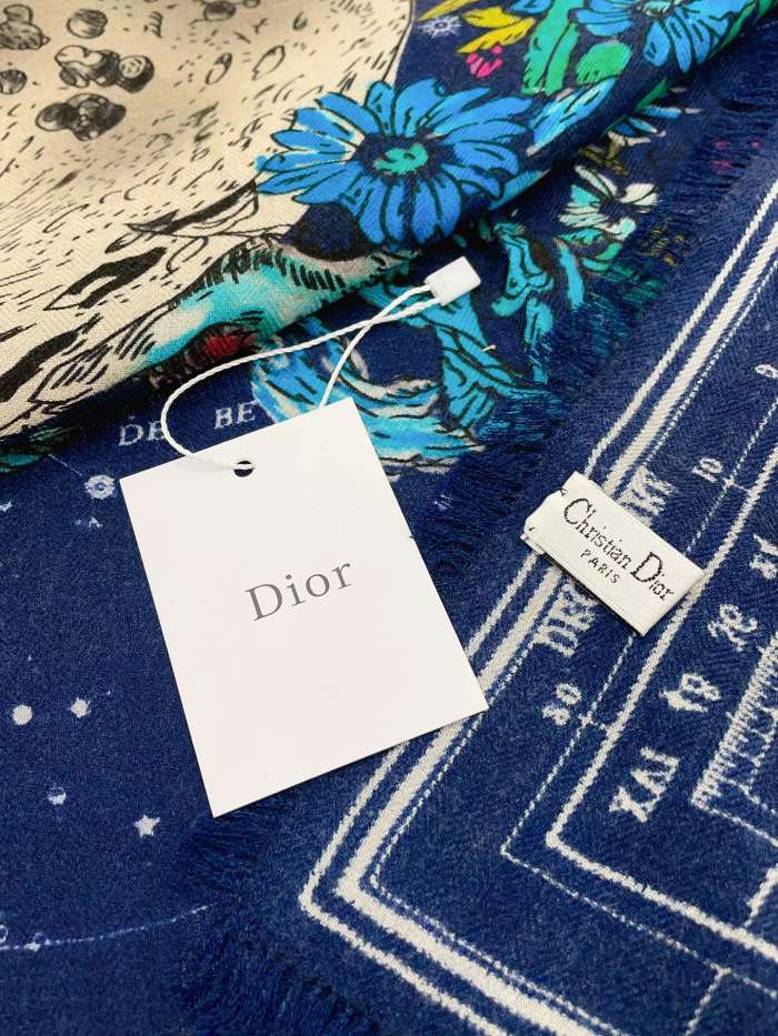 Streetwear Scarf Dior 328755 SIZE:110:110cm