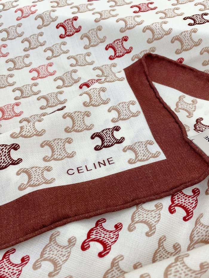 Streetwear Scarf CELINE 328774 SIZE:100x100cm