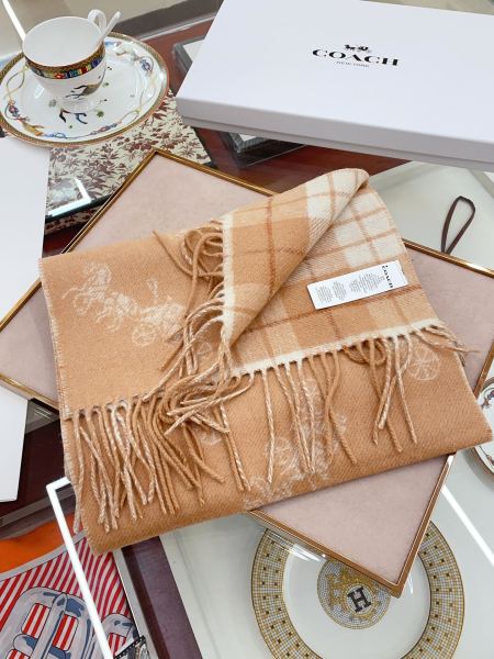 Streetwear Scarf COACH 328785 SIZE:190×30cm