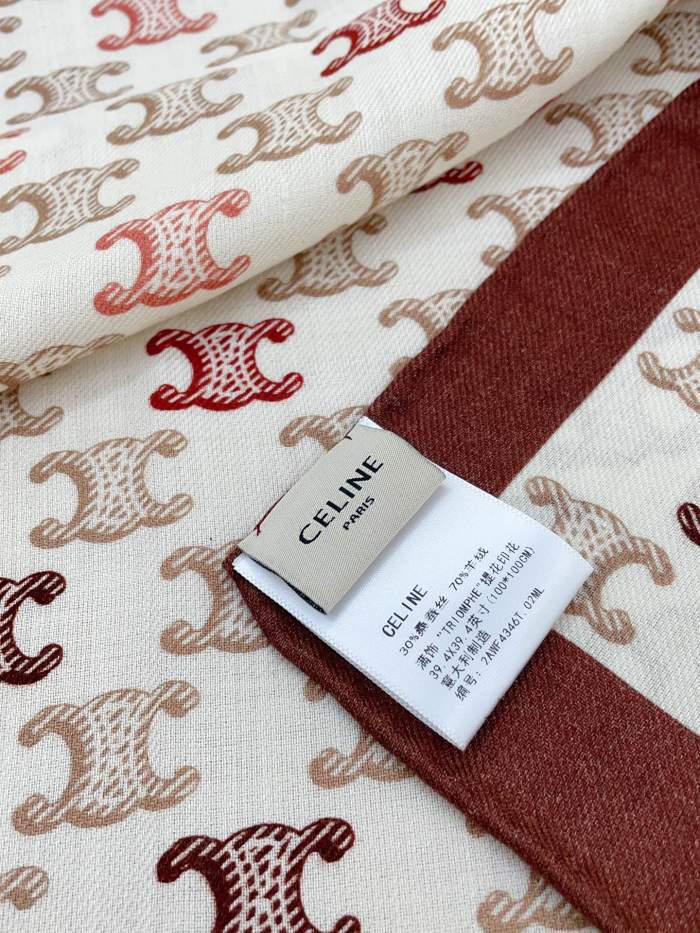 Streetwear Scarf CELINE 328774 SIZE:100x100cm
