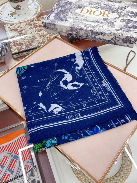 Streetwear Scarf Dior 328755 SIZE:110:110cm