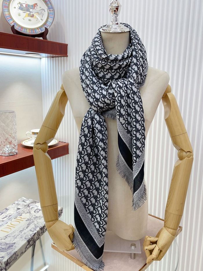 Streetwear Scarf Dior 328758 SIZE:140cm*140cm