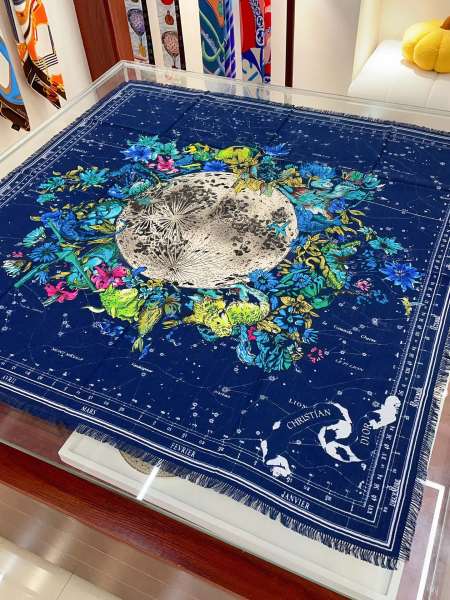 Streetwear Scarf Dior 328755 SIZE:110:110cm