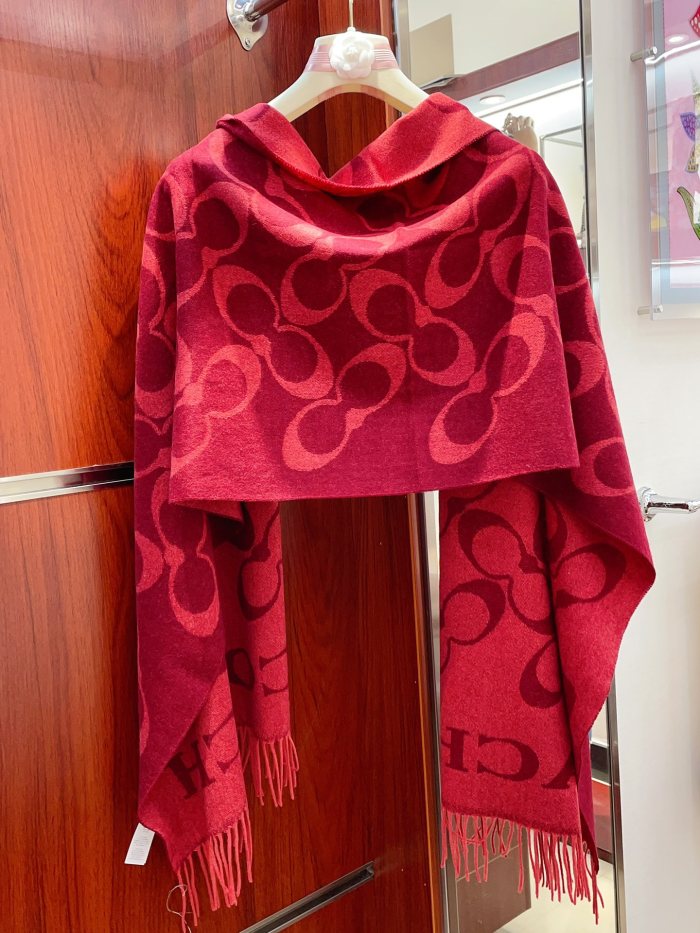 Streetwear Scarf COACH 328769 SIZE:195×53cm
