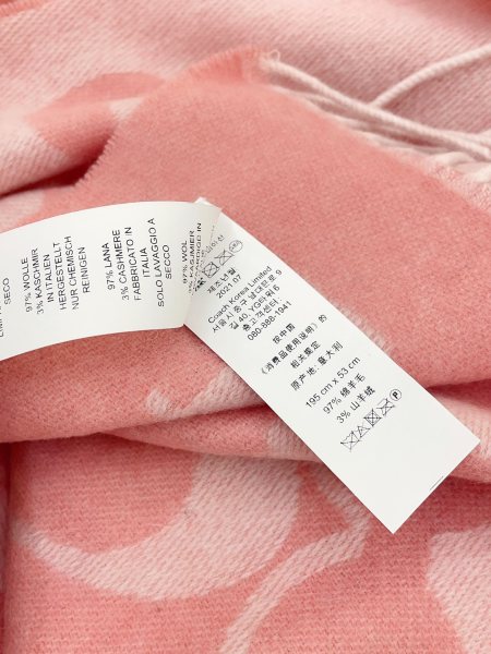Streetwear Scarf COACH 328772 SIZE:195×53cm