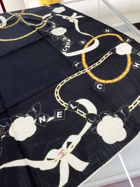 Streetwear Scarf CHANEL 328744 SIZE:140*140cm