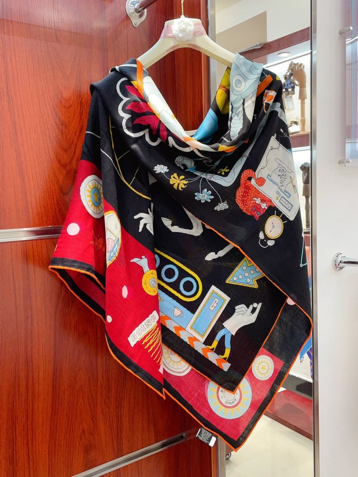 Streetwear Scarf Hermes 328741 SIZE:140cm*140cm