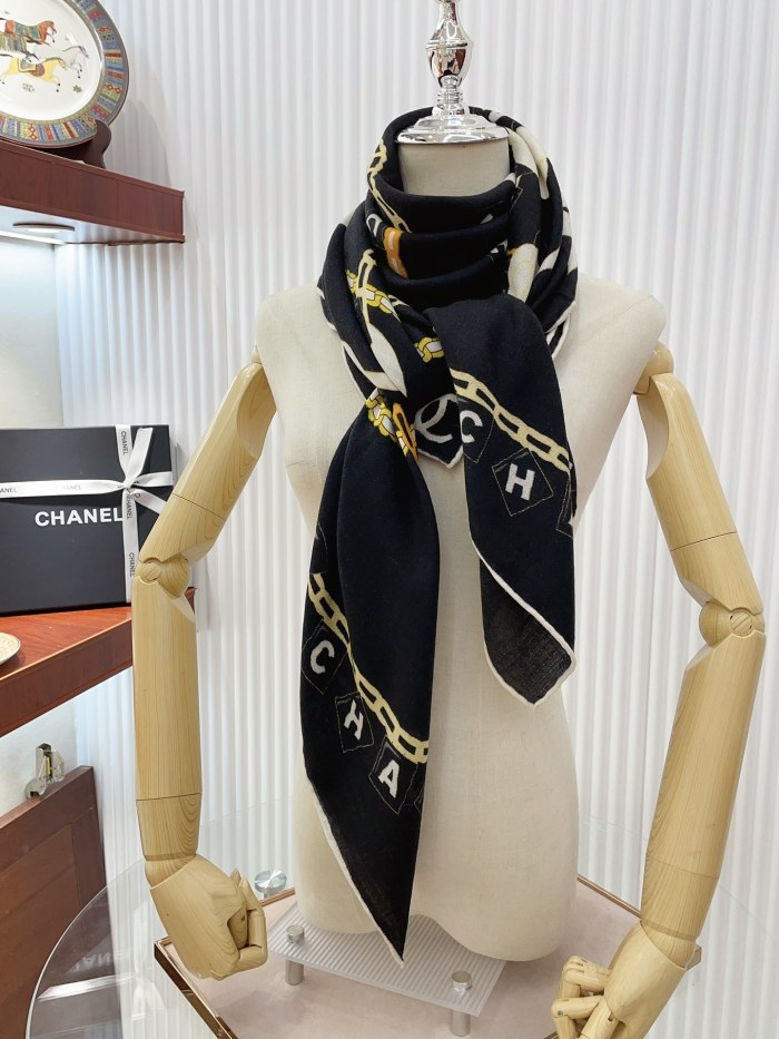 Streetwear Scarf CHANEL 328744 SIZE:140*140cm