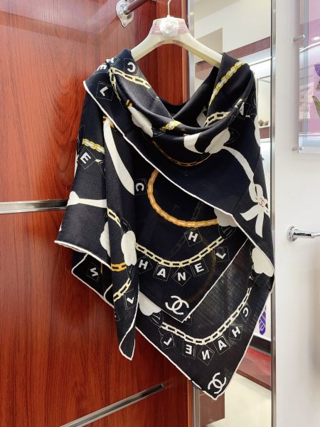 Streetwear Scarf CHANEL 328744 SIZE:140*140cm