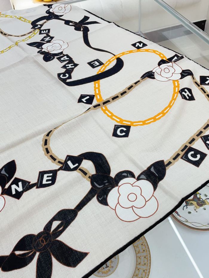 Streetwear Scarf CHANEL 328743 SIZE:140*140cm