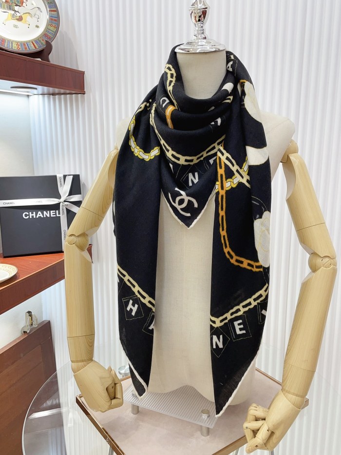 Streetwear Scarf CHANEL 328744 SIZE:140*140cm