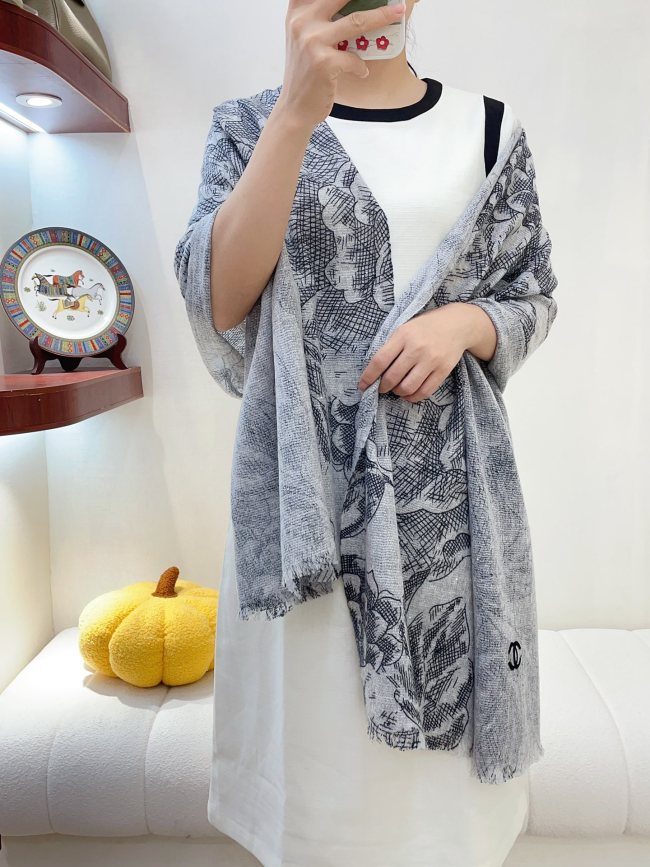 Streetwear Scarf CHANEL 328733 SIZE:70cm*180cm