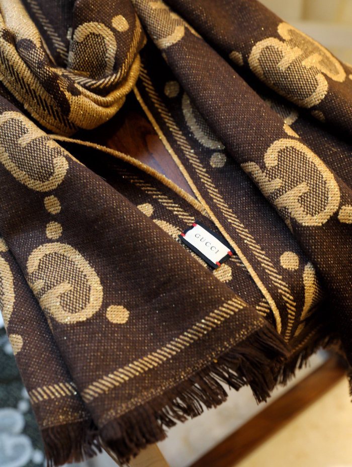 Streetwear Scarf GUCCI 328734 SIZE:45*195cm