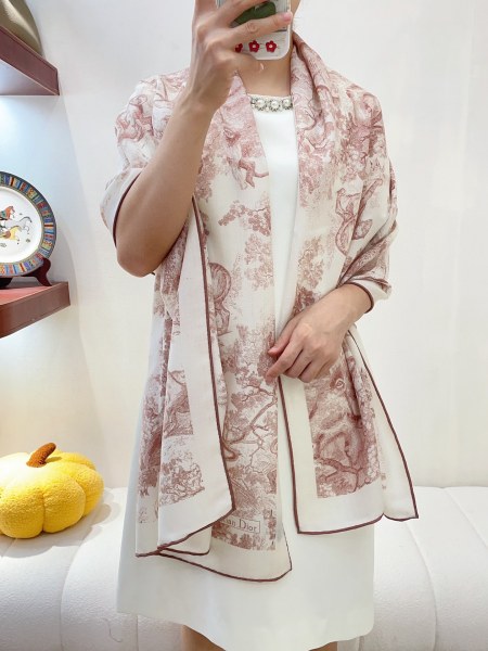 Streetwear Scarf Dior 328749 SIZE:60*180cm