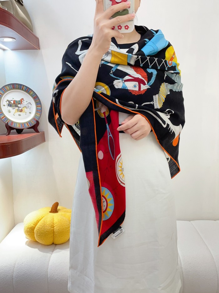 Streetwear Scarf Hermes 328741 SIZE:140cm*140cm