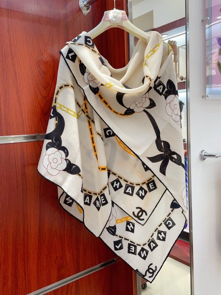 Streetwear Scarf CHANEL 328743 SIZE:140*140cm