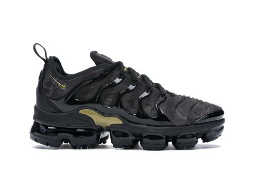 Nike Air VaporMax Plus Black Anthracite Metallic Gold