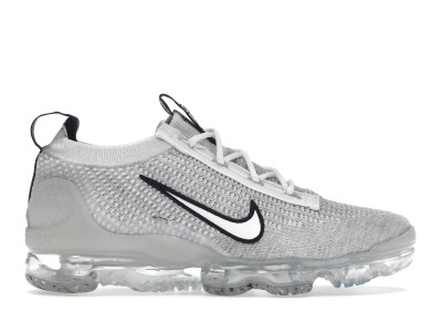 Nike Air VaporMax 2021 FK White Black Metallic Silver