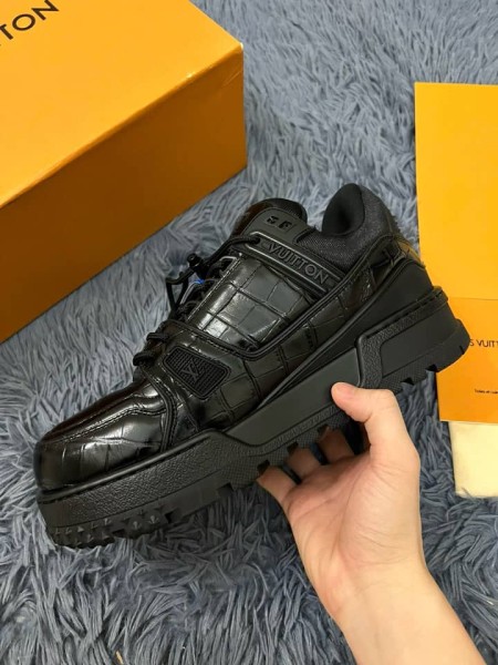 Louis Vuitton LV Trainer Maxi Sneaker Black