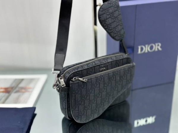 DIOR Crossbody Bags 1ADPO276YKY-H03E size 25*5*18 cm
