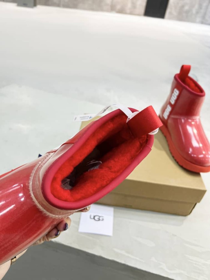 UGG Classic Clear Mini Boot Ribbon Red (Women's)