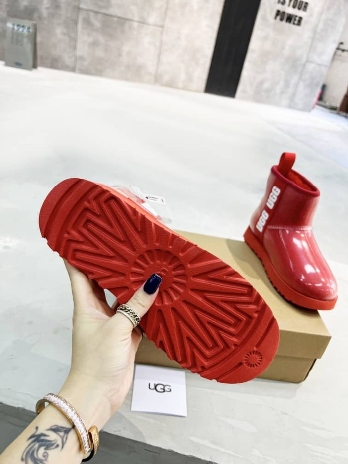 UGG Classic Clear Mini Boot Ribbon Red (Women's)