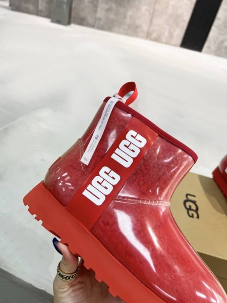 UGG Classic Clear Mini Boot Ribbon Red (Women's)