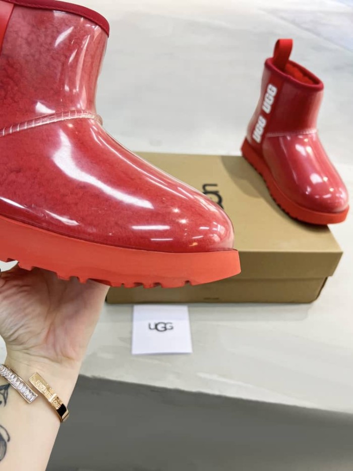UGG Classic Clear Mini Boot Ribbon Red (Women's)