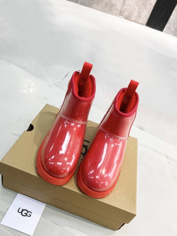 UGG Classic Clear Mini Boot Ribbon Red (Women's)