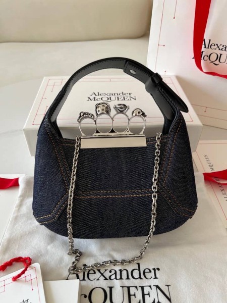 Handbag Alexander McQueen hobo size 20*12*8 cm size 30*18*7 cm