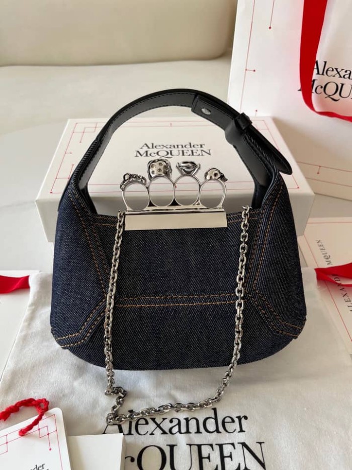 Handbag Alexander McQueen hobo size 20*12*8 cm size 30*18*7 cm