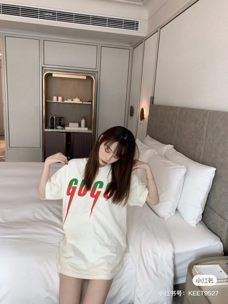 GUCCI Men's Cotton Blade T shirt White