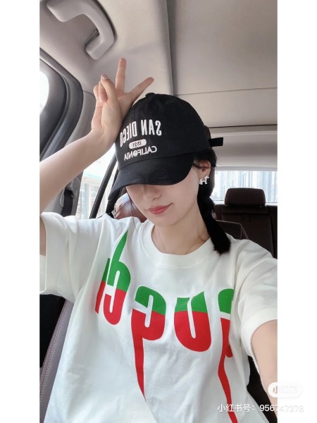 GUCCI Men's Cotton Blade T shirt White