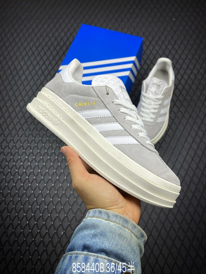 adidas Gazelle Bold Grey White (Women's)