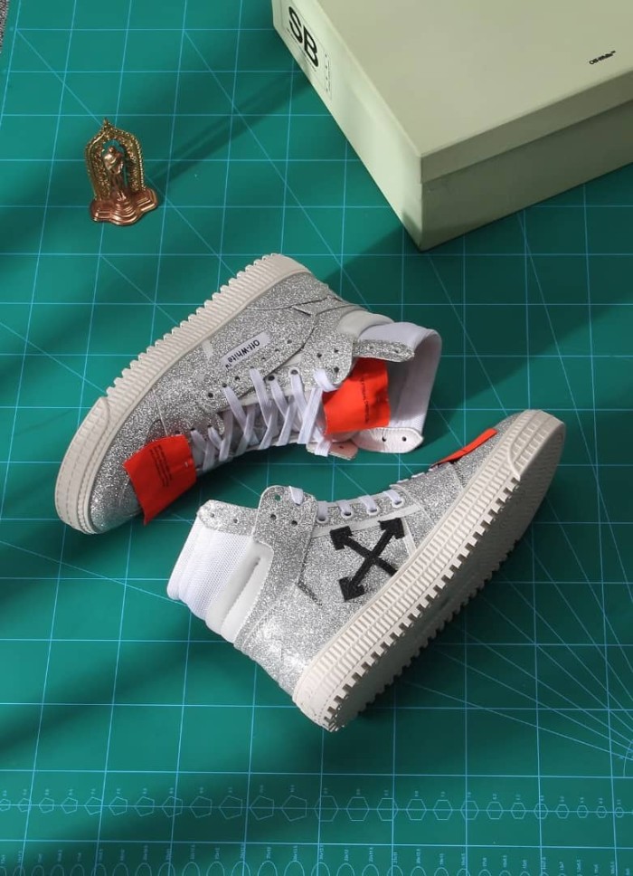 Off-White Off-Court 3.0 glitter high-top sneakers