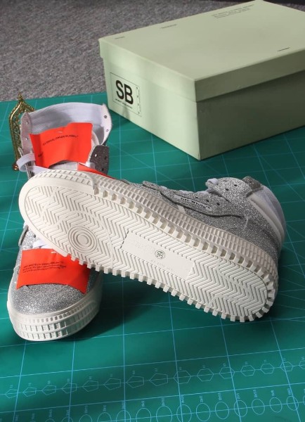 Off-White Off-Court 3.0 glitter high-top sneakers