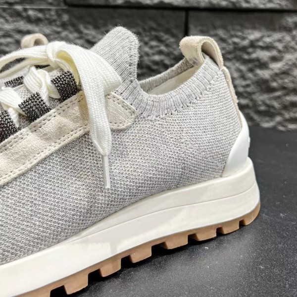 Brunello Cucinelli Monile Sneakers Gray