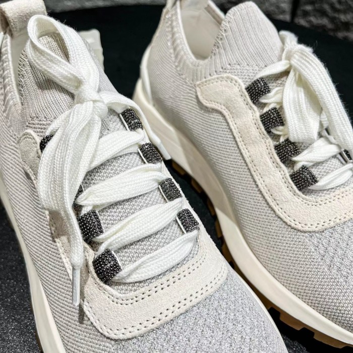 Brunello Cucinelli Monile Sneakers Gray