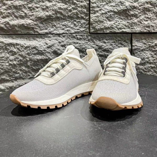 Brunello Cucinelli Monile Sneakers Gray