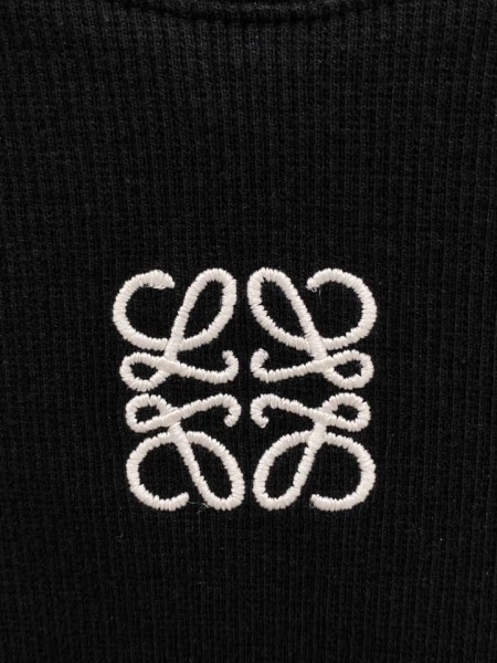 Loewe cotton logo printing round neck sleeveless vest female model S540Y07XA2-1100