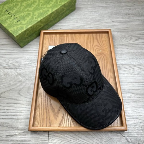 GUCCI GG Cotton Nylon Baseball Caps Unisex