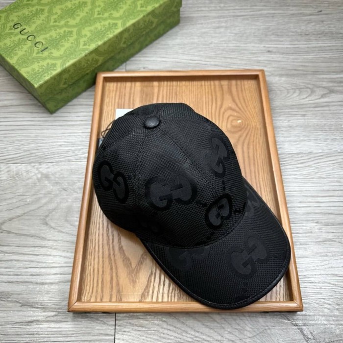 GUCCI GG Cotton Nylon Baseball Caps Unisex