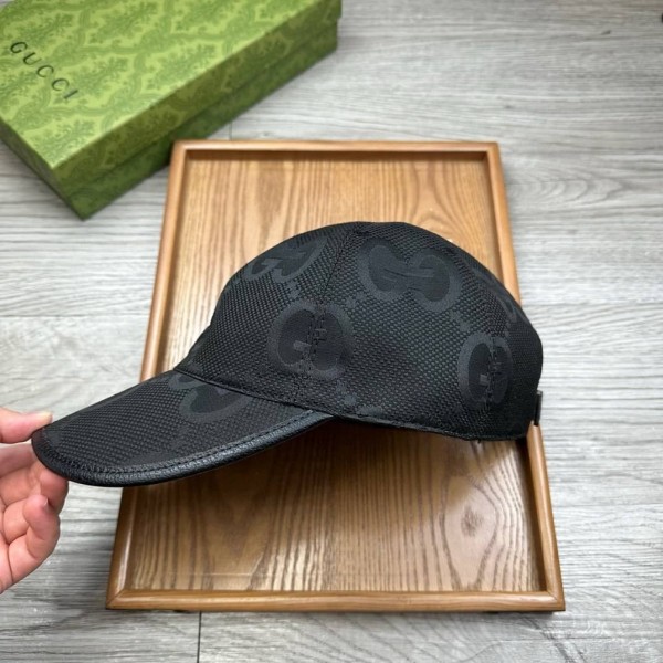 GUCCI GG Cotton Nylon Baseball Caps Unisex