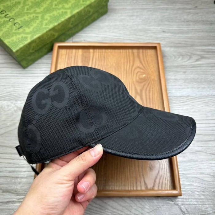 GUCCI GG Cotton Nylon Baseball Caps Unisex