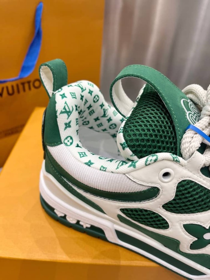 Louis Vuitton LV Skate Sneaker Green White