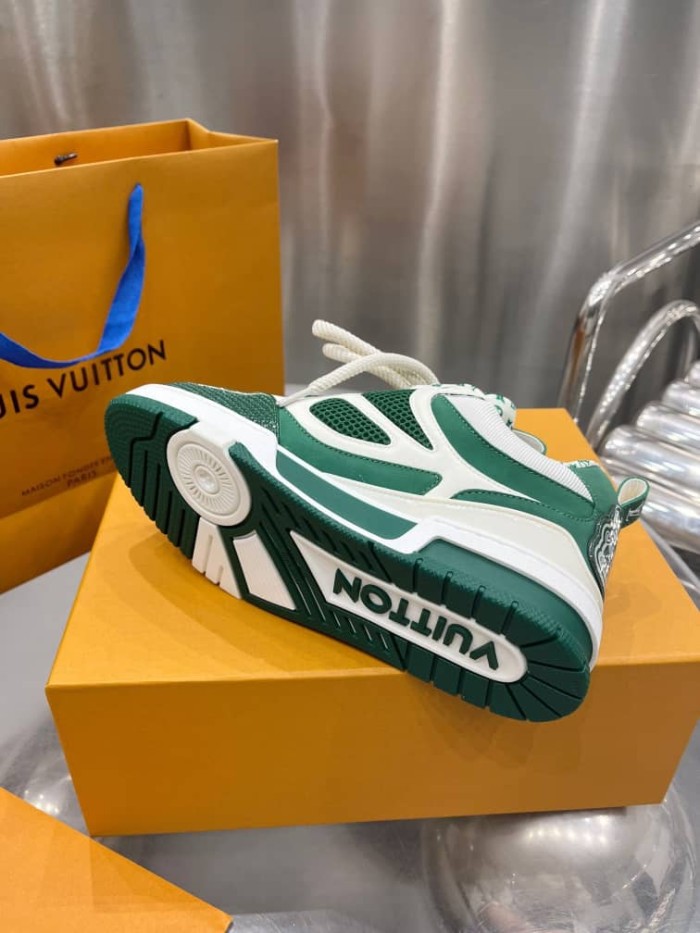 Louis Vuitton LV Skate Sneaker Green White