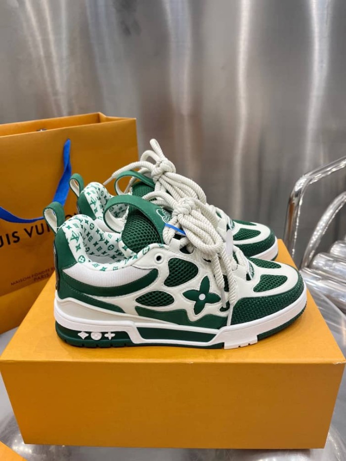 Louis Vuitton LV Skate Sneaker Green White